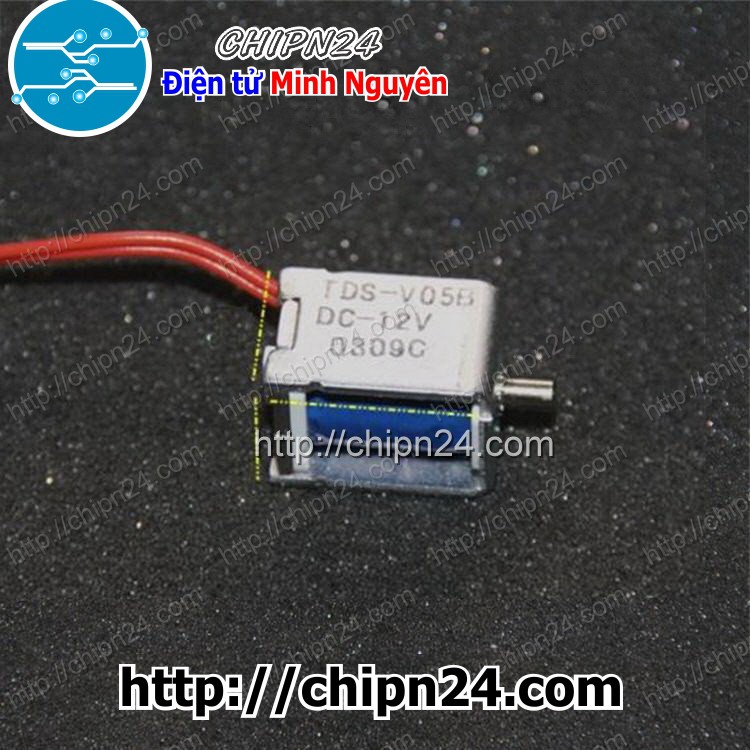 [1 CÁI] Van điện từ áp suất không khí 12VDC