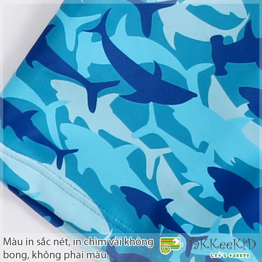 Đồ Bơi Bé Trai, Bộ Bơi Rời Họa Tiết Cá Mập Khủng Long Đáng Yêu Cho Bé, Thời Trang Cao Cấp