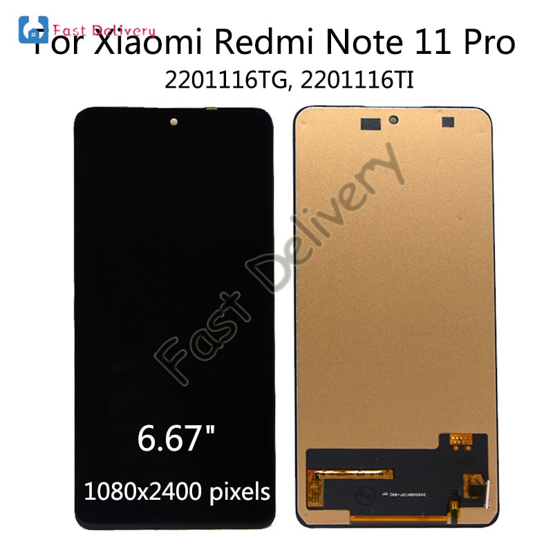 Màn Hình LCD Cảm Ứng Thay Thế Cho Xiaomi Redmi Note 11 Pro Redmi Note11 2201117Tg 2201117Ti lcd