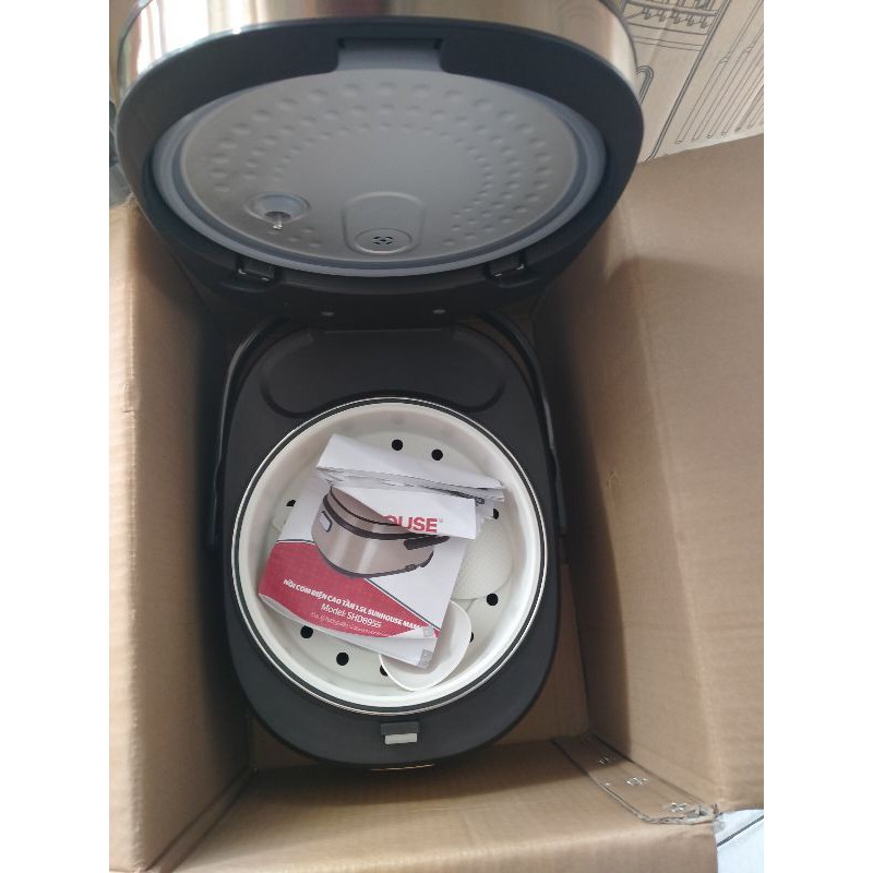 Nồi cơm điện cao tần SUNHOUSE.1,5l.SHD8955. hàng trưng bày y hình