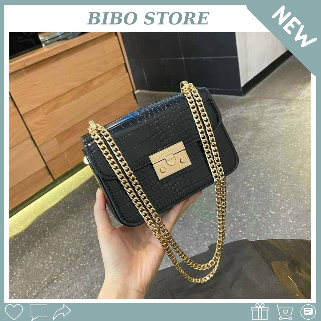 Túi Xách Xữ Đeo Chéo Thời Trang Phong Cách Trẻ Trung Đẹp Cao Cấp _Túi Khuy Nhọn BIBO STORE B21