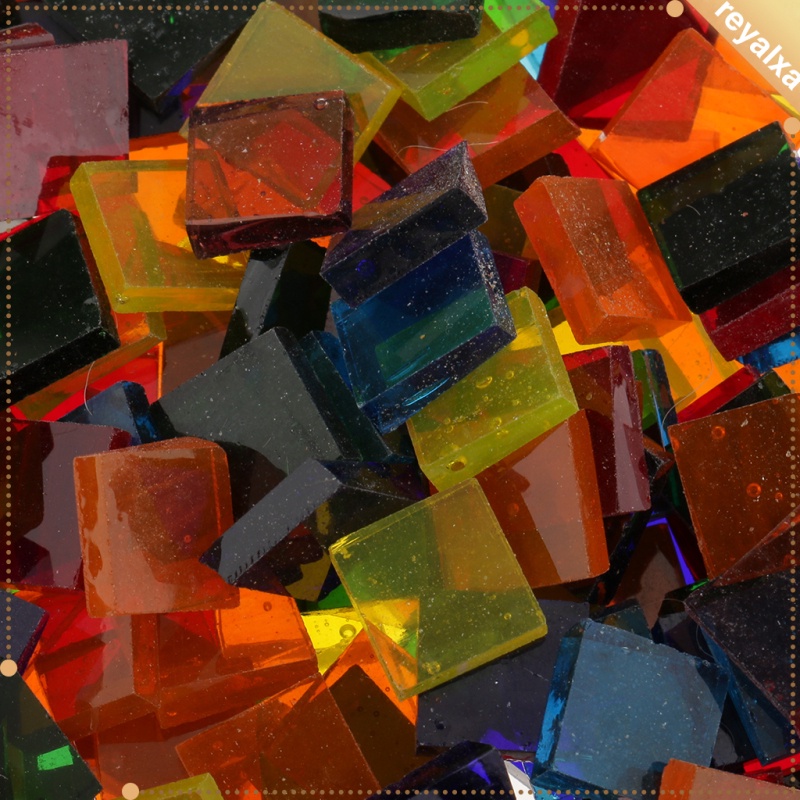 160g Hạt Gạch Màu Sắc Trong Suốt Dùng Làm Đồ Thủ Công DIY