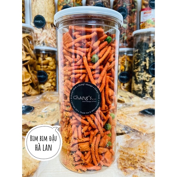 Bim bim đậu hà lan 300G Hủ Pet cao cấp - Chang's Food
