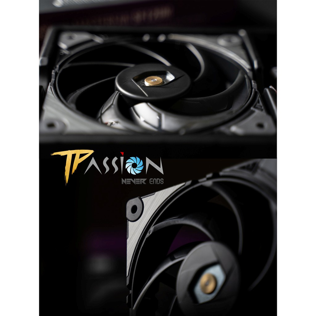 Quạt tản nhiệt Cooler Master MasterFan SF120M - Fan case 12cm 4 Pin PWM, bảo hành 60 tháng chính hãng , cực bền