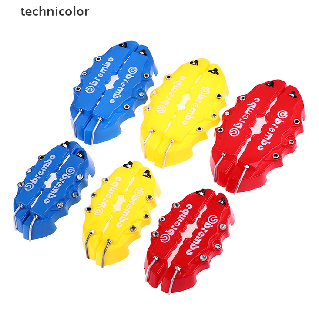 Set 4 Ốp Bảo Vệ Phanh Đĩa Trước Và Sau Cho Xe Hơi