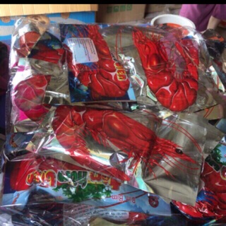 25  gói tôm hùm biển tẩm ướp cực ngon