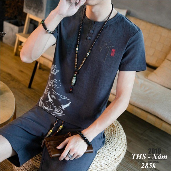 [XẢ KHO GIÁ HỦY DIỆT] Bộ ngẵn chất đũi, ĐŨI TỰ NHIÊN thoải mái, Mềm mát, Nhìn là yêu mặc là thích vô cùng