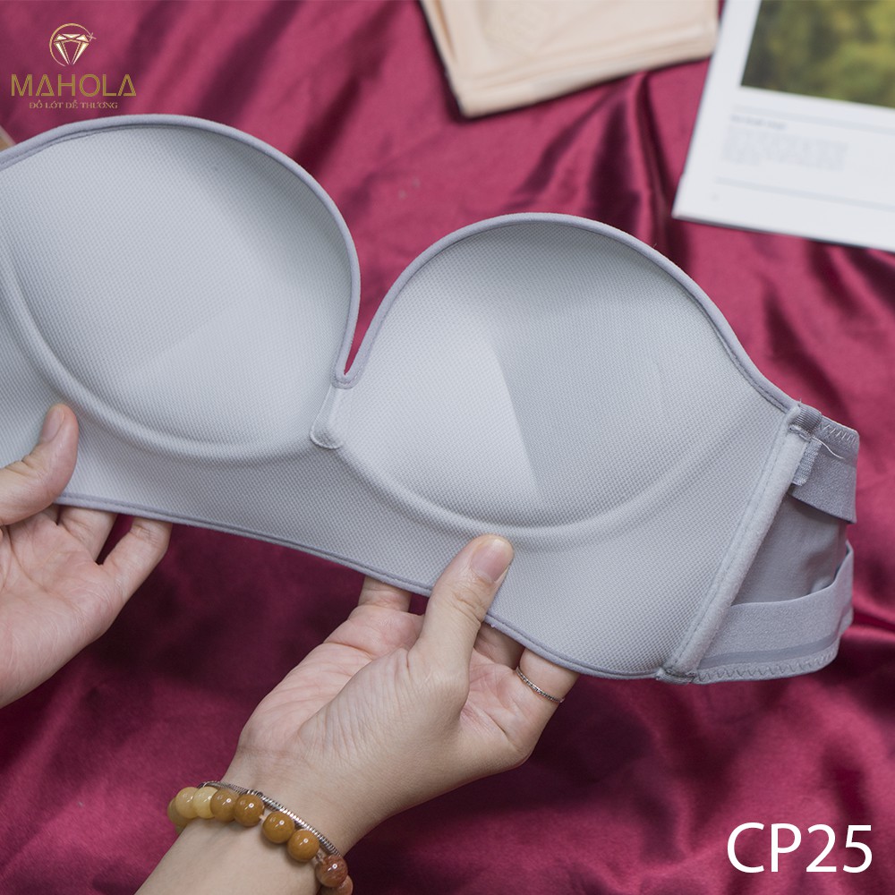 Áo ngực không dây có có đai nâng đẩy tạo khe_Mahola_CP25