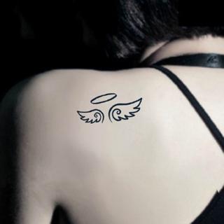 Hình xăm dán hình đôi cánh thiên thần quyến rũ chống thấm nước