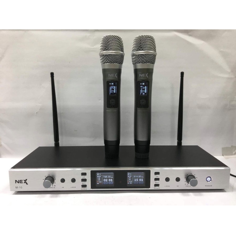 Micro không dây NEX M10 hát karaoke nhẹ mic chống hú tốt nhất - hàng chính hãng .