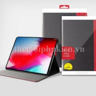 Bao Da iPad Pro 11 2018 Mutural Chính Hãng Vải Phối Da