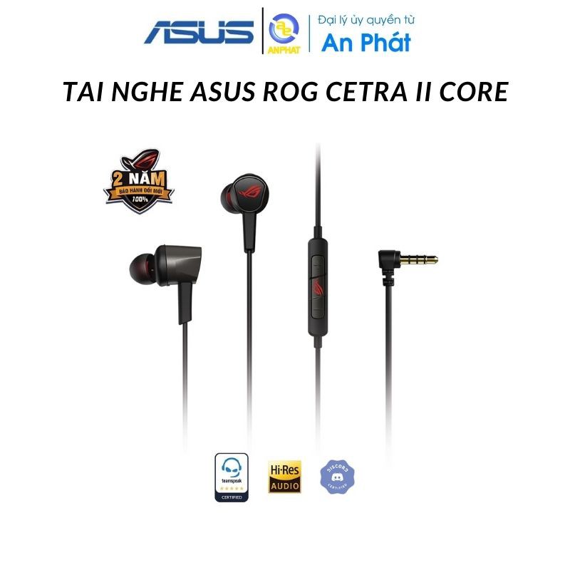Tai nghe Asus ROG CETRA II Core Bảo hành 24 tháng