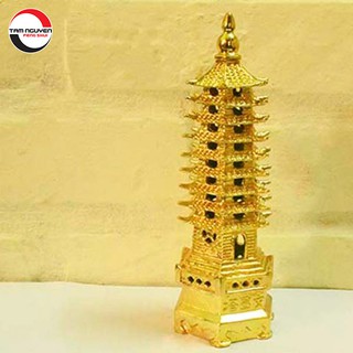 Tháp Văn Xương 9 Tầng Mạ Vàng - Bảo khí giúp con bạn học hành đỗ đạt cao