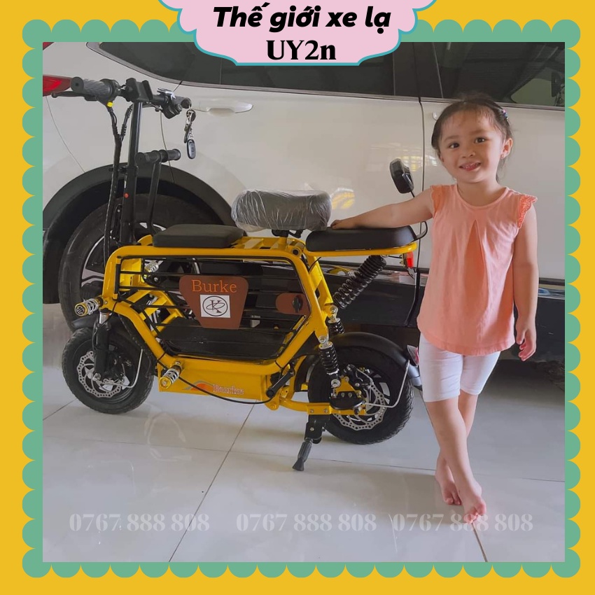 Xe điện Burke 2023 💥 💥 Pin lithium cao cấp - Hàng loại 1 - Có sẵn tại Hà Nội
