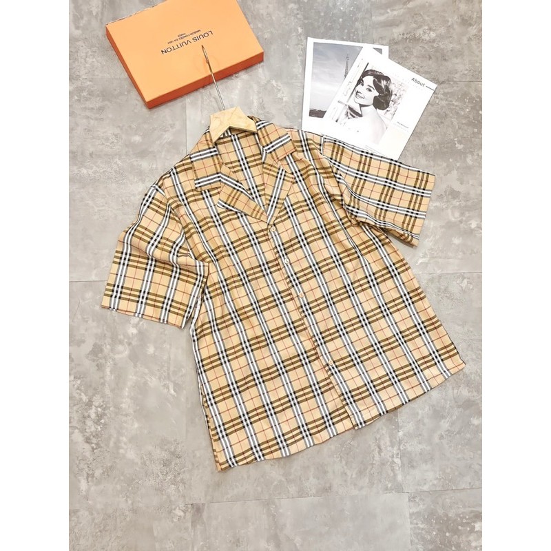 [Mã WASKT410K giảm 10K đơn 50K] ANU204 - ÁO SƠ MI NỮ BBR CỘC TAY CỔ VEST | BigBuy360 - bigbuy360.vn