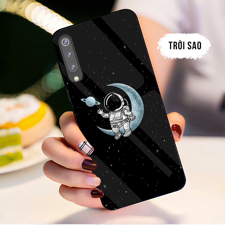 Ốp Xiaomi Mi 9 / Mi 9 SE / Mi 9 Pro/ Mi 9 Lite mặt cường lực chống bể, sáng bóng, chất lượng