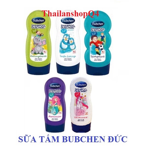 HCM- SỮA TẮM GỘI BUBCHEN ĐỨC SỐ 1 CHO BÉ YÊU