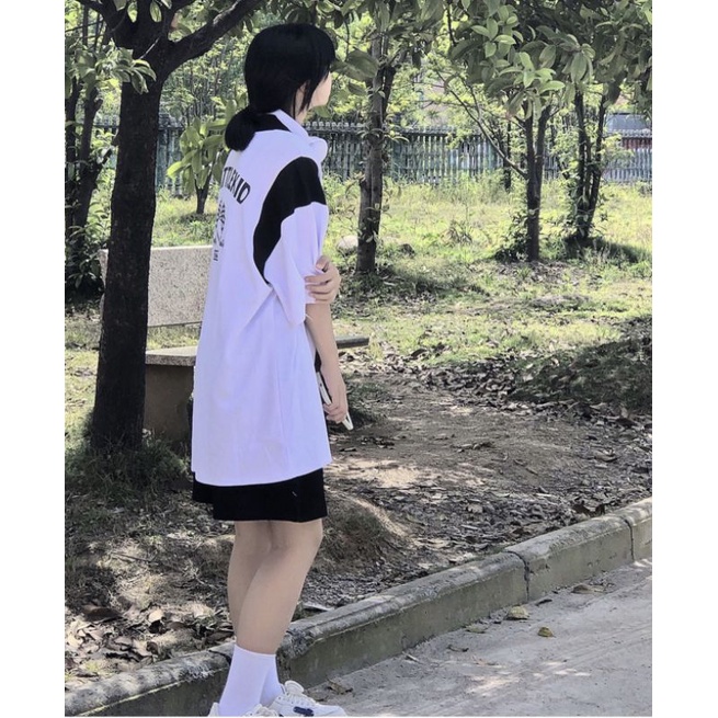 Áo thun cotton tay lỡ unisex -  - ÁO POLO BATTLEKID PHỐI QUẦN KAKI NGỐ - - mẫu hot 2022