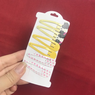 COMBO 100 TAG GẮN KẸP TÓC, (Kẹp Xoắn, Đính ngọc, Thời trang) size 6x11cm (Hàng có sẵn)