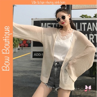 Áo Cadigan Len Mỏng Phong Cách Hàn Quốc [CDG]