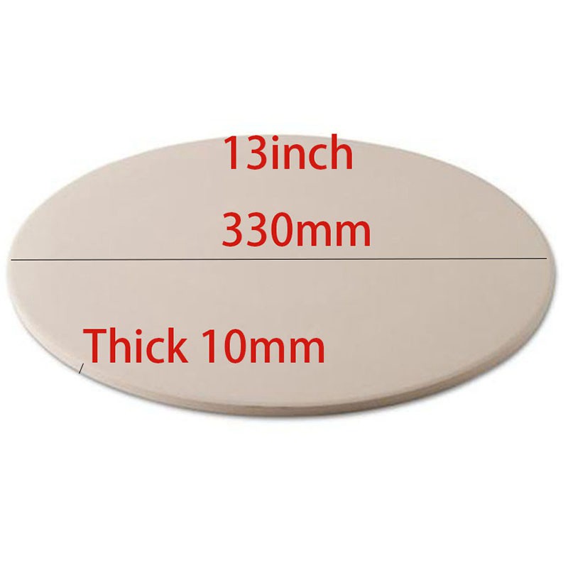 13 Inch Pizza Stone for Cooking Baking Grilling Tools for Bread Tray