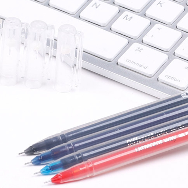 Bút gel ngòi 0.5mm viết mượt với 4 màu sắc tùy chọn chất lượng cao