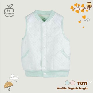 [Lapomme] Áo gile organic bo gấu, gile cho bé, thời trang trẻ em