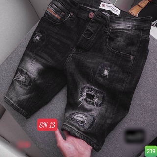 Quần Short Đùi Jean Nam rin chất bò nam co giãn 4 chiều HA02112