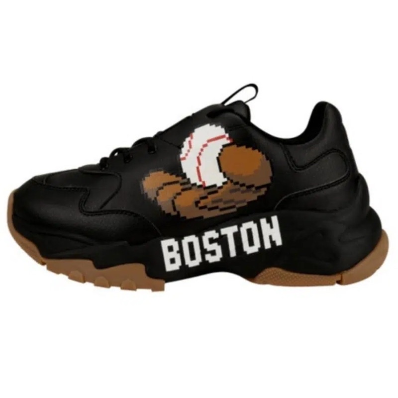 Giày MLB BigBall Chunky Glove Boston Gum Black