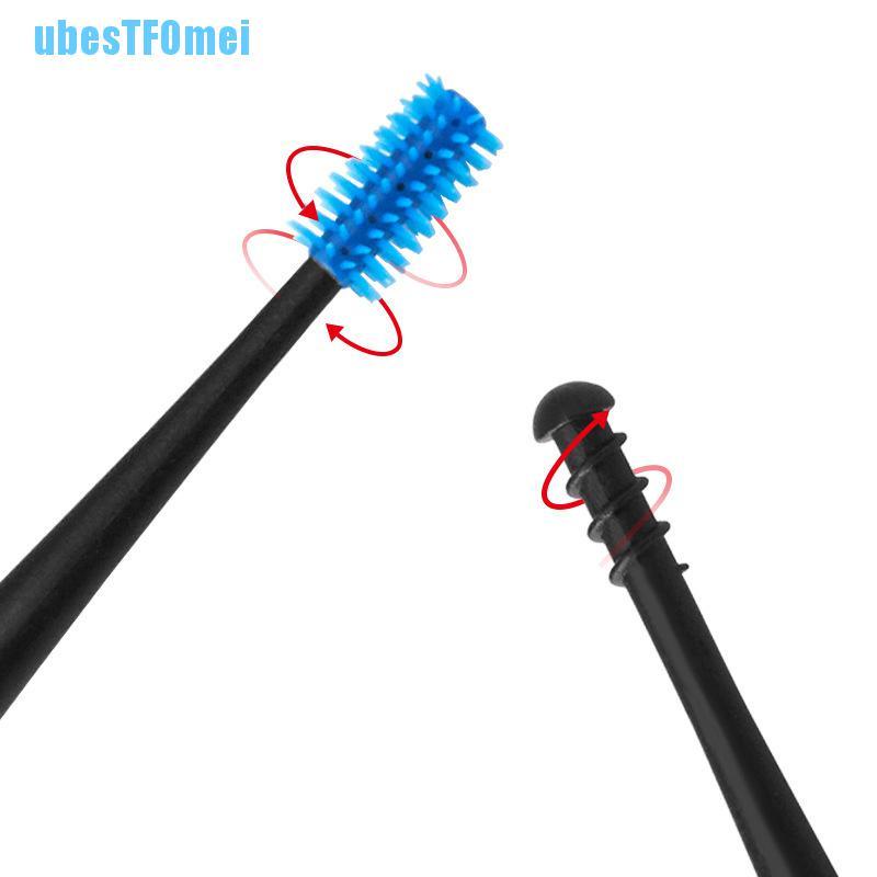 1 Dụng Cụ Lấy Ráy Tai Bằng Silicon Mềm Thiết Kế Hai Đầu Tiện Dụng