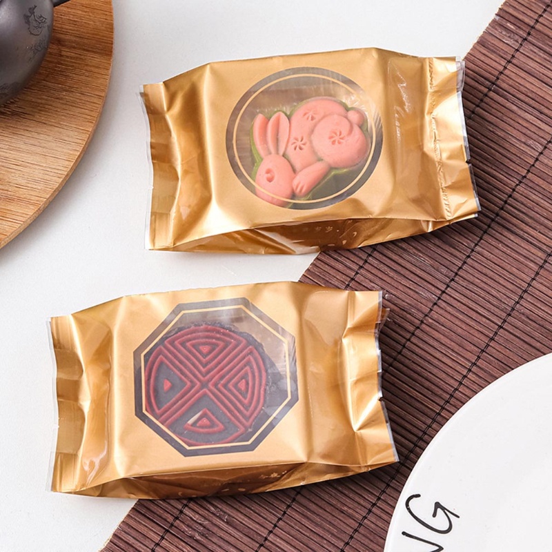 100 Túi Nhựa Đựng Bánh Trung Thu 50g / 80g / 100g