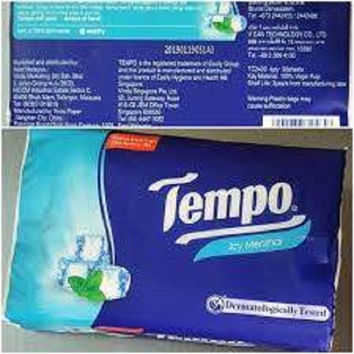 Lốc 4 Gói Khăn Giấy Rút Tempo 90 tờ 4 lớp