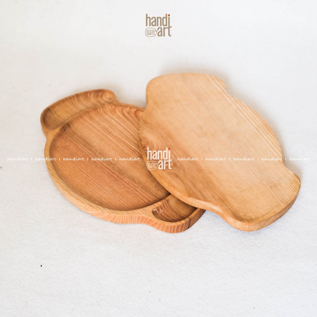 Khay gỗ ăn dặm, Khay gỗ Hình con cún