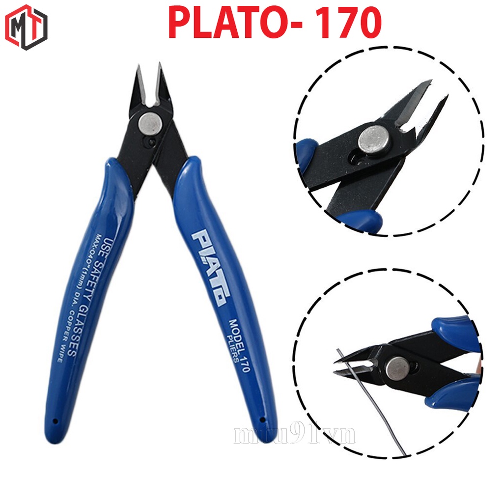 1 Hộp Kìm Cắt Chân Linh Kiện PLATO 170