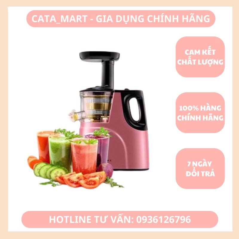 MÁY ÉP CHẬM TRÁI CÂY HOA QUẢ MEET JUICE vắt kiệt bã, tự động tách nước - LB96211 - 1644SP