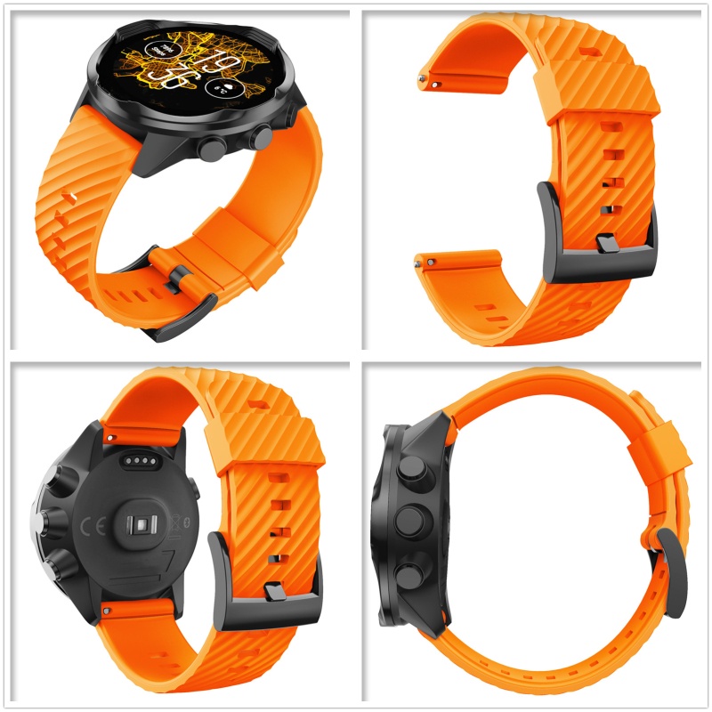 Dây Đeo Đồng Hồ Bằng Silicone Cao Su 24mm Cho Suunto- 7 / 9 / Baro Hr D5