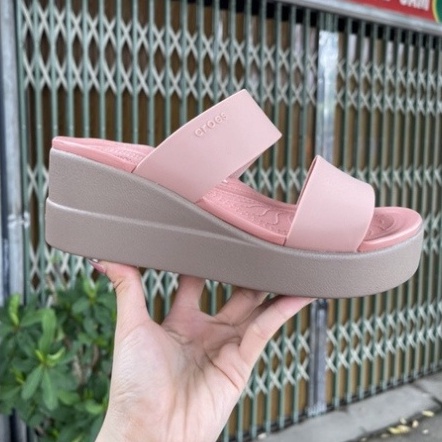 Dép Cross Đế Cao 7 cm  Brooklyn Mid Wedge Chính Hãng,  Size 35 37 38 39 40
