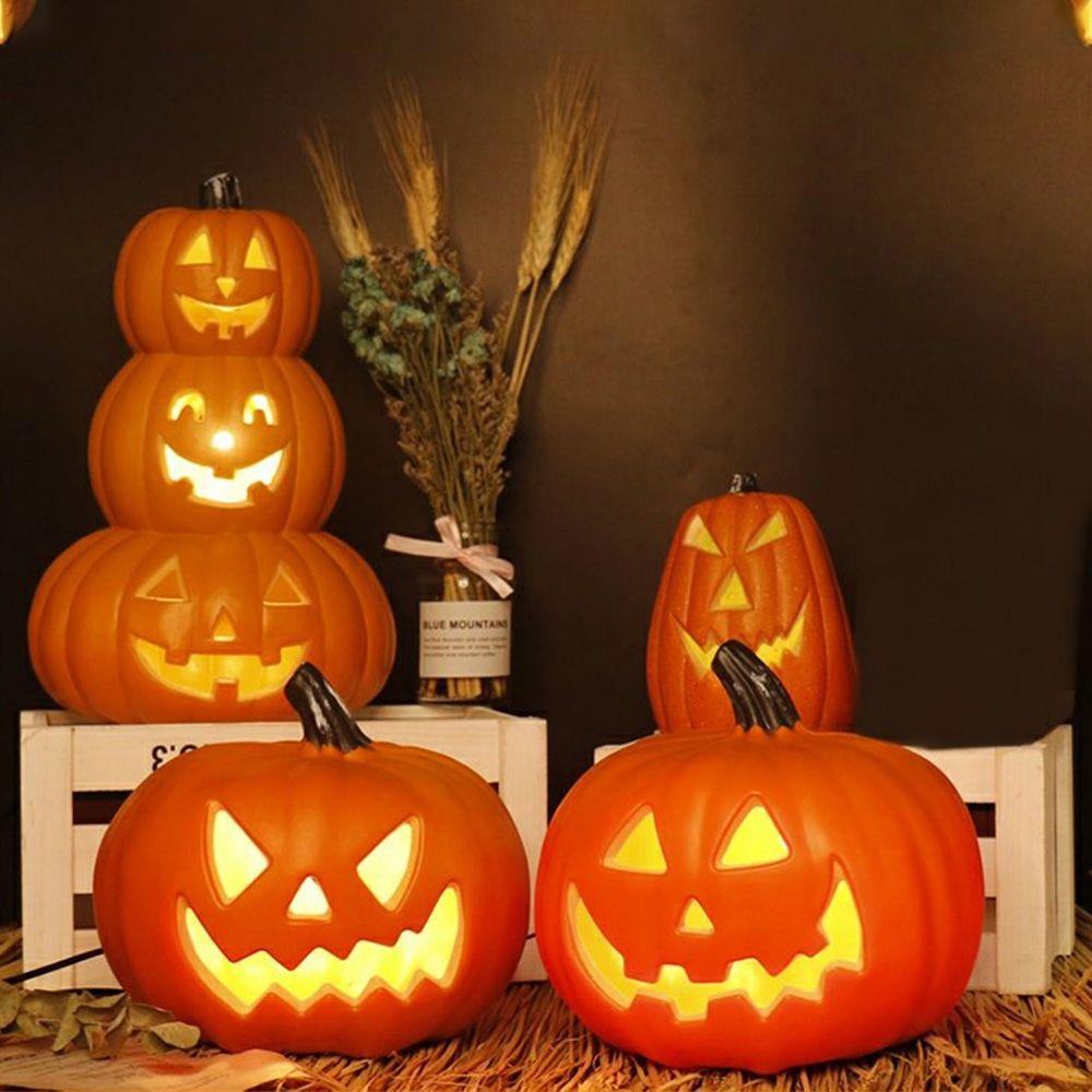 MOCHO Đèn Hình Bí Ngô 34cm Trang Trí Nhà Cửa Dịp Halloween