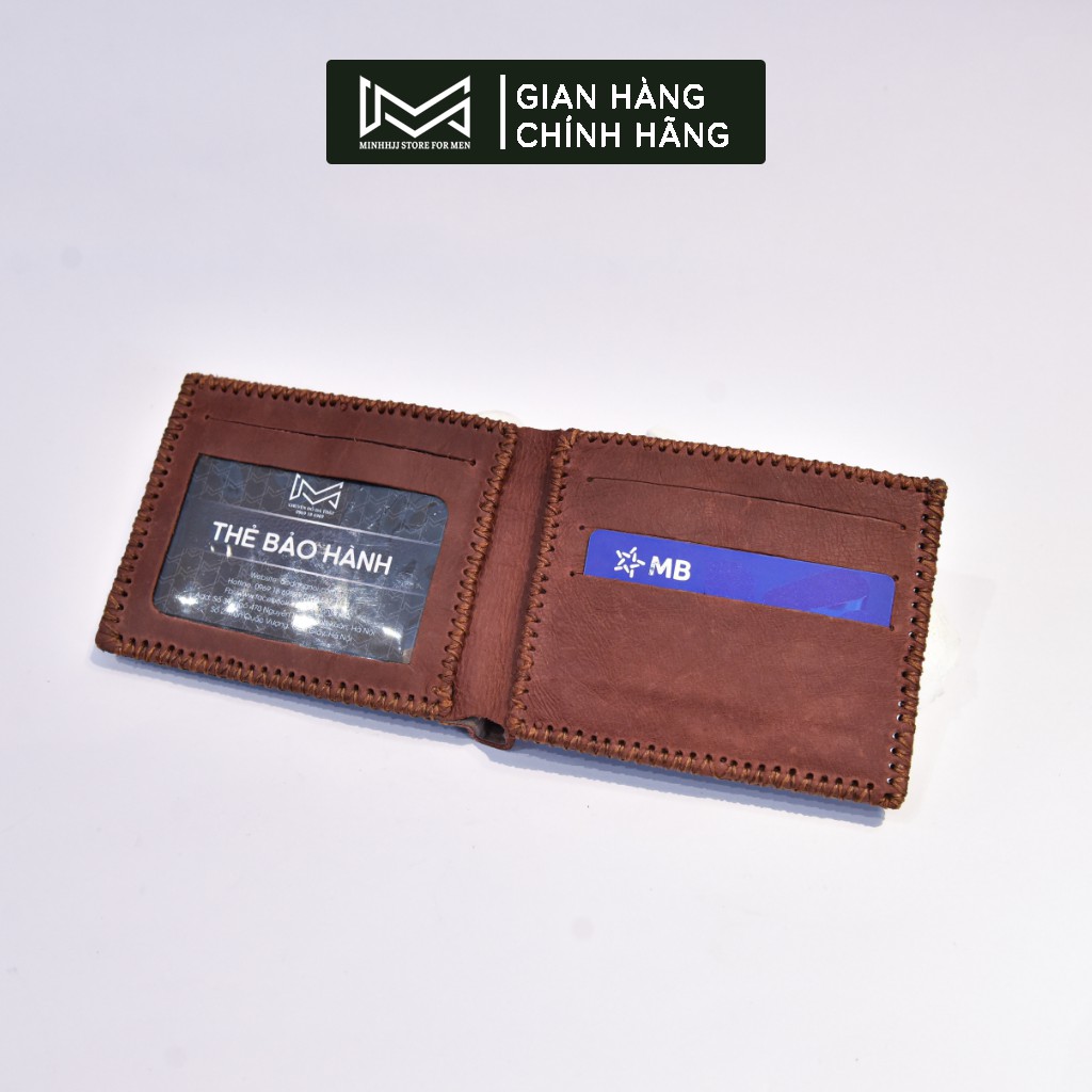 Ví Nam Cao Cấp MOZADO Handmade Dáng Ngang 3 Ngăn Lớn VB180032