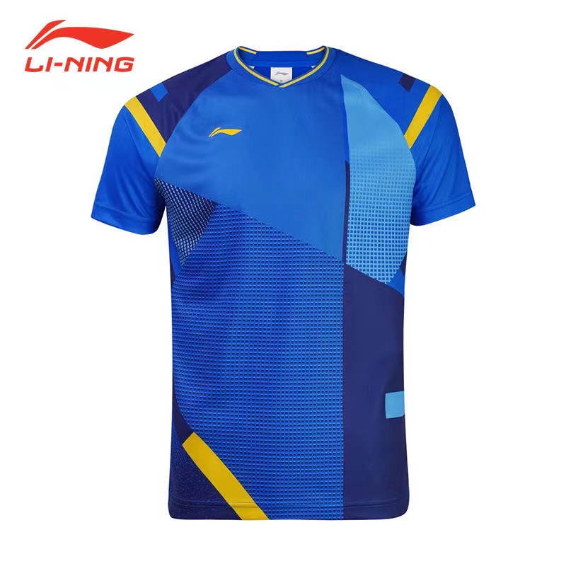 Li Ning Áo Thun Tay Ngắn Thoáng Khí Nhanh Khô Dùng Tập Cầu Lông / Bóng Bàn Cho Nam Và Nữ