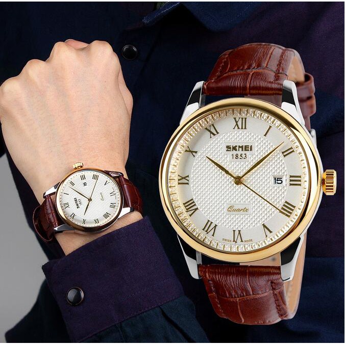 [donghodep] Đồng hồ nam SKMEI chất liệu thép chống gỉ chống nước sang trọng lịch lãm 2018 | BigBuy360 - bigbuy360.vn