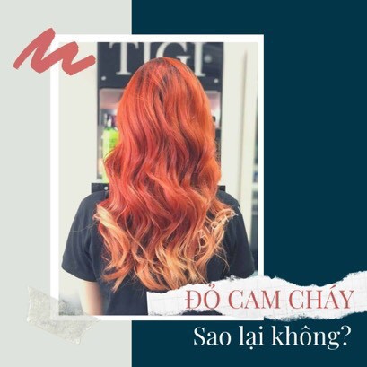 Một bộ thuốc nhuộm tóc màu Cam cháy + tặng oxy trợ nhuộm (tặng kèm gang tay và HDSD)