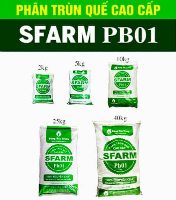 Phân bón hữu cơ trùn quế SFarm Đặng Gia Trang 5kg