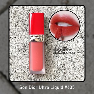 Son Dior Ultra Liquid màu 635 Ecstase Đỏ Gạch