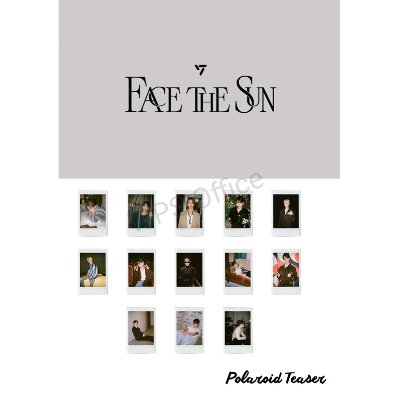 Set polaroid card của SEVENTEEN Fullalbum "Face the Sun"