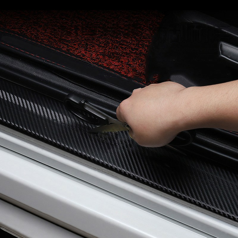 Dải Dán Bảo Vệ Cửa Xe Hơi Chống Trầy Xước Họa Tiết Sợi carbon