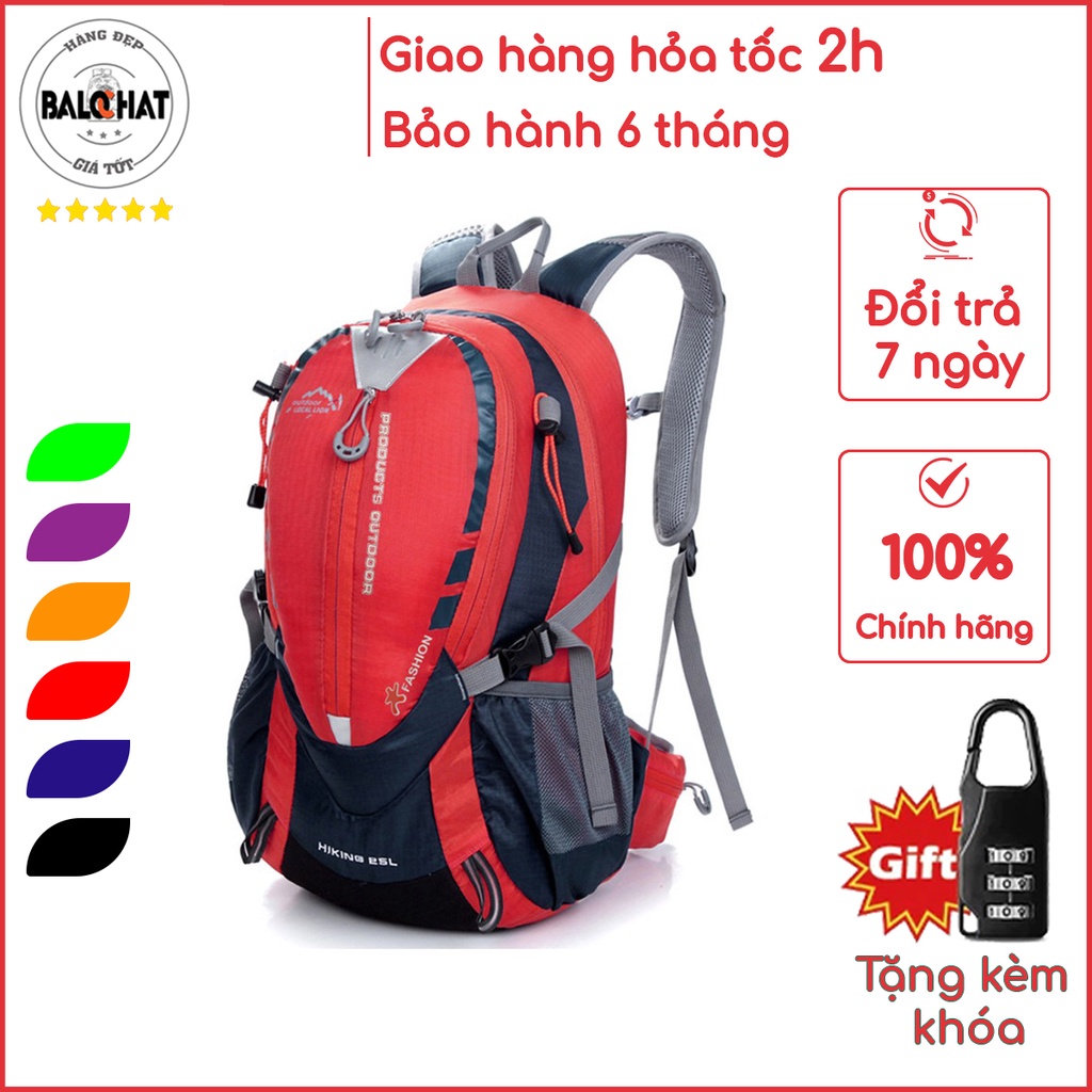 Balo du lịch, leo núi, dã ngoại OUTDOOR LOCALLION chống thấm nước, kiểu dáng thể thao cỡ nhỏ