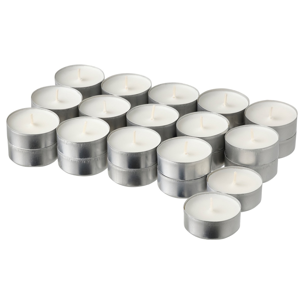 Bộ 30 nến viên thơm, tealight hương tự nhiên Sinnlig IKEA - 5 mùi