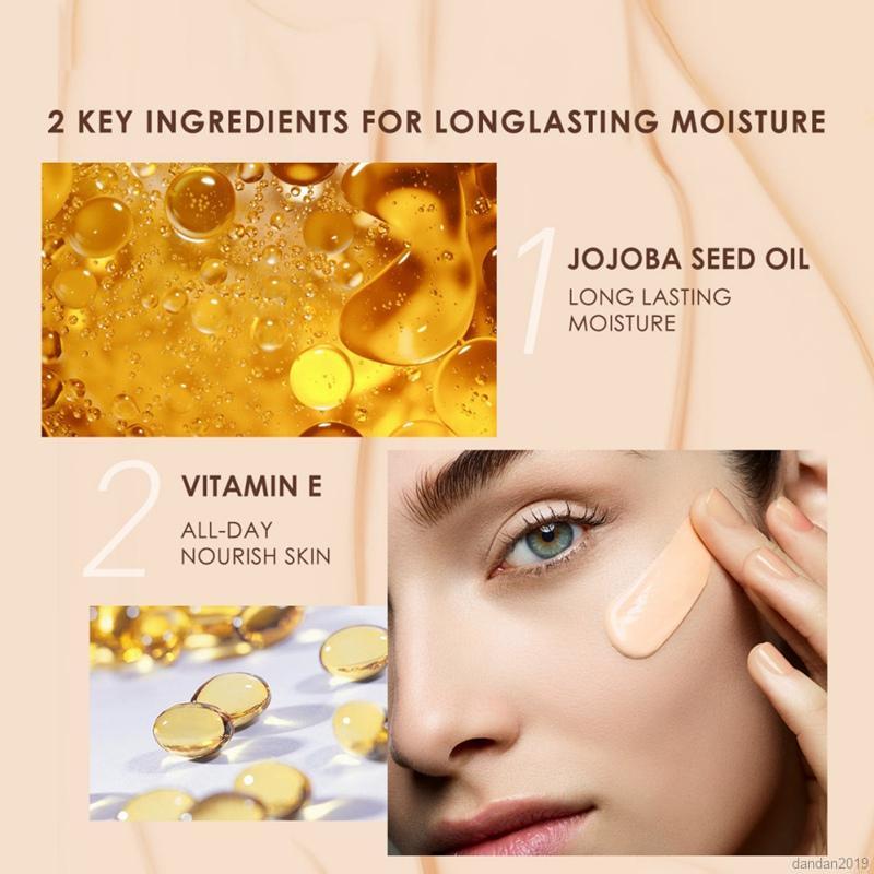 (Hàng Mới Về) Kem Nền Trang Điểm Kiểm Soát Dầu Nhẹ Nhàng Cho Da Mặt | BigBuy360 - bigbuy360.vn