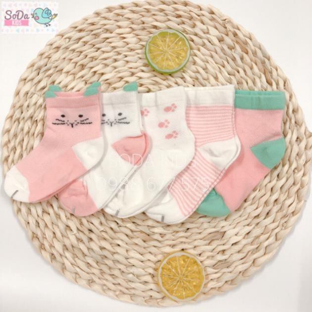 XẢ KHO  SET 5 TẤT CAO CỔ CHO BÉ